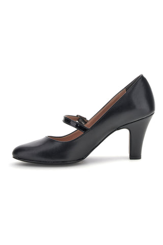 Schwarze Pumps mit Riemchen und Absatz „Pittarello glam 3724“