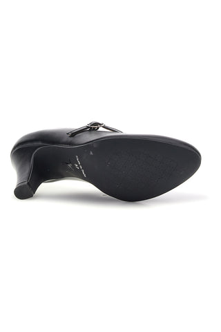 Schwarze Pumps mit Riemchen und Absatz „Pittarello glam 3724“