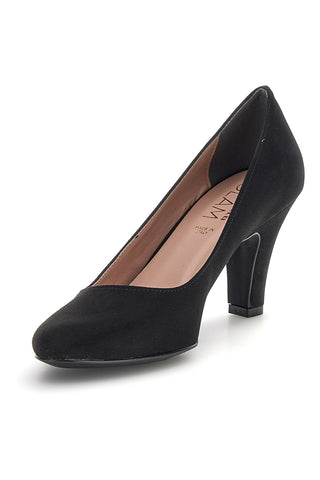 Schwarze Pumps mit runder Spitze und Absatz „Pittarello Glam 1043“