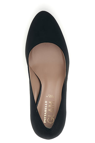 Schwarze Pumps mit runder Spitze und Absatz „Pittarello Glam 1043“