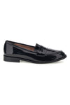 Mocassini neri in effetto vernice made in Italy Pittarello Glam 4067FR
