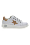 Grazie Sneakers 13580 Weiß mit goldenem Glitzerstern
