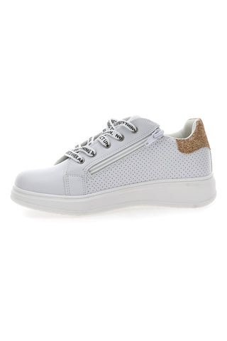Grazie Sneakers 13580 Weiß mit goldenem Glitzerstern