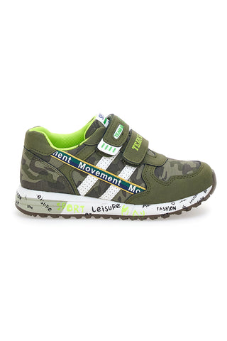 Militärgrüne Turnschuhe Max Dillan 13549