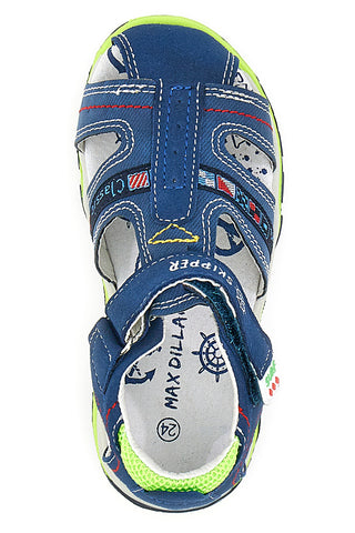 Sandalo semi aperto Max Dillan 13558 Blu