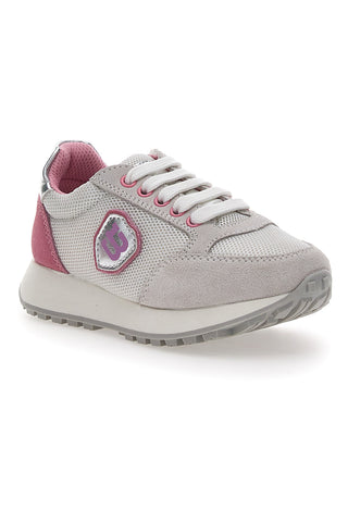 Byblos 154 Weiß Grau Rosa Freizeit-Sneaker