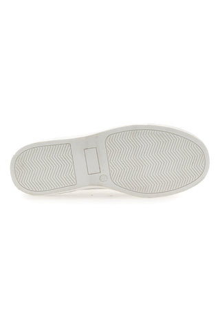 Byblos 122 hohe Sneakers aus weißem und schwarzem Canvas