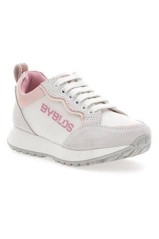 Byblos 153 Weiße Sneakers mit rosa Details