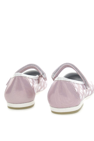 L. Biagiotti 7800 Rosa Ballerinas mit Allover-Print