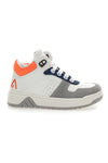 Asso 13142 Hohe Freizeit-Sneaker in Weiß, Blau, Orange