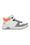 Asso 13142 Hohe Freizeit-Sneaker in Weiß, Blau, Orange