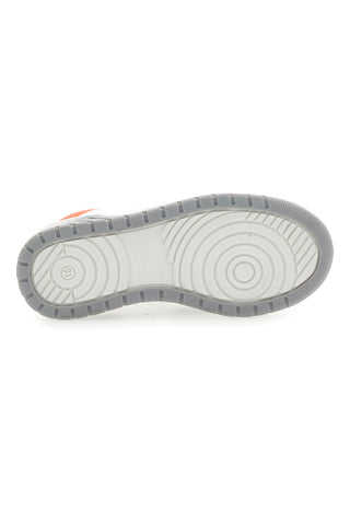 Asso 13142 Hohe Freizeit-Sneaker in Weiß, Blau, Orange