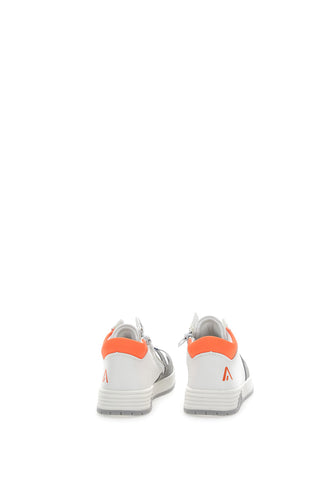 Asso 13142 Hohe Freizeit-Sneaker in Weiß, Blau, Orange