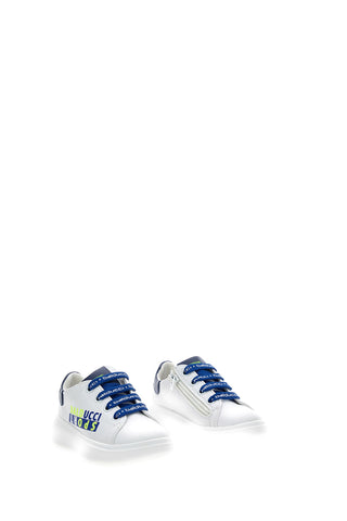Balducci 3223 Weiße Freizeit-Sneaker mit blauen Details