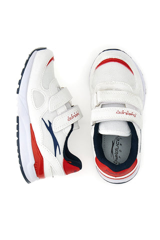 Sneakers Primi Passi Balducci 3350 bianche blu e rosse