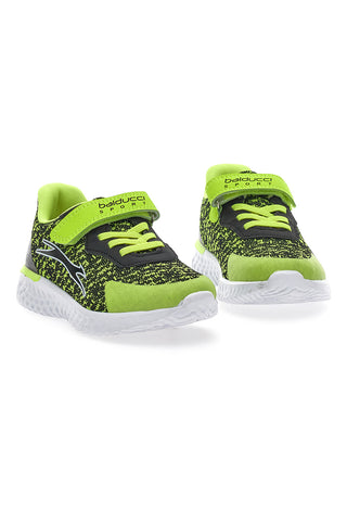 Balducci 3250 Black Lime Sport-Sneaker aus Stoff