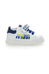 Balducci 3301 Weiß-blaue Freizeit-Sneaker für die ersten Schritte