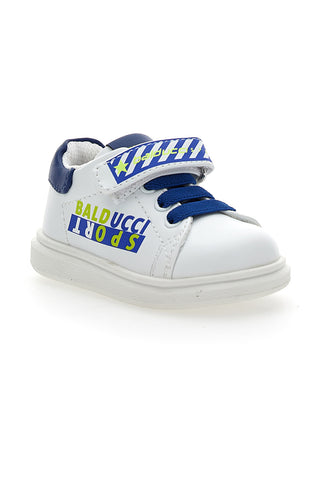 Balducci 3301 Weiß-blaue Freizeit-Sneaker für die ersten Schritte