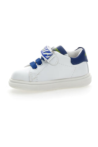Balducci 3301 Weiß-blaue Freizeit-Sneaker für die ersten Schritte