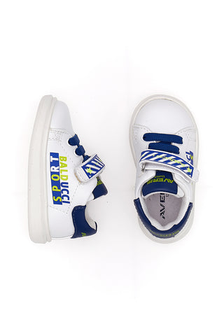 Balducci 3301 Weiß-blaue Freizeit-Sneaker für die ersten Schritte