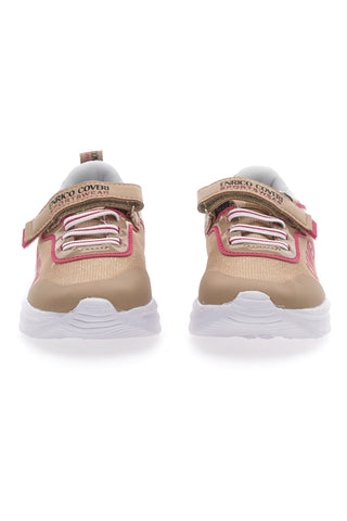 Sneakers Coveri Roller Girl Mesh Animalier Beige