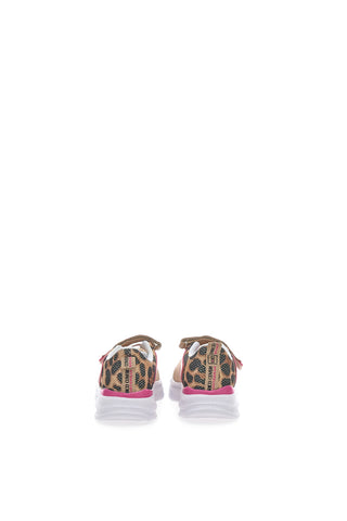 Sneakers Coveri Roller Girl Mesh Animalier Beige