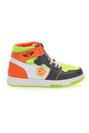 Sneakers Mid-Cut Arancione Verde Lime Coveri War Mid