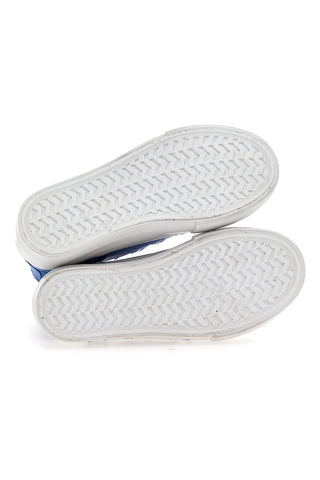 Sneakers flatform Charlotte 7901 in tela Denim