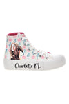 Charlotte 7901 Weiße Mid-Cut-Sneaker