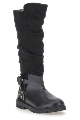 Stiefel Grazie 13890 Schwarz mit Strasssteinen
