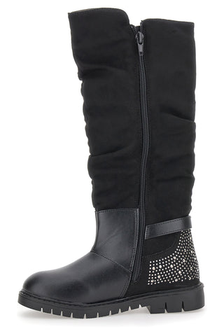 Stiefel Grazie 13890 Schwarz mit Strasssteinen