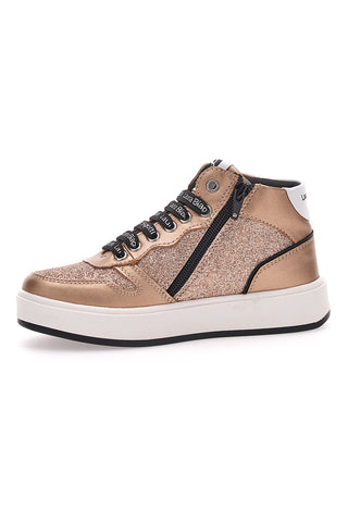 Hohe Sneakers Roségold Laura Biagiotti 8143