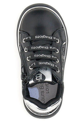 Laura Biagiotti 8250 Schwarze Reißverschlussschuhe