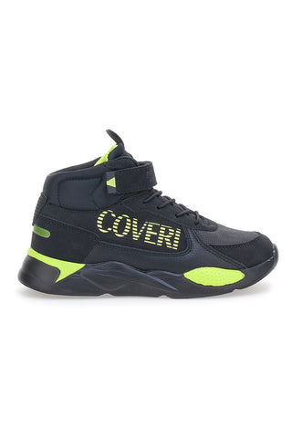Coveri Adams Sneakers in Schwarz und Limette