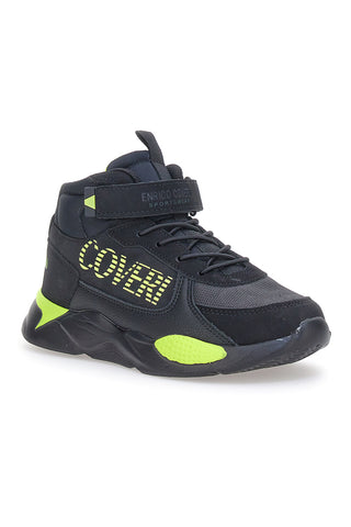 Sneakers Nere e Lime Coveri Adams