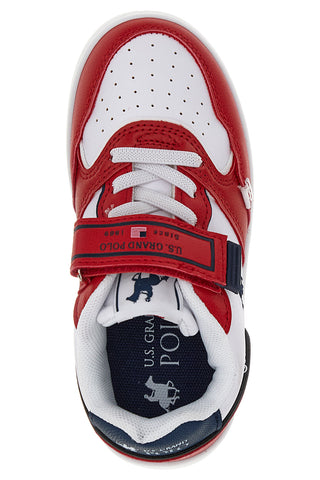 Sneakers U.S. Grand Polo San Diego LTX Bianche e Rosse