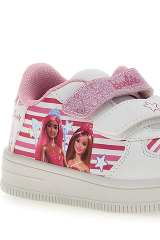 Barbie 5305 Weiße und rosa Turnschuhe