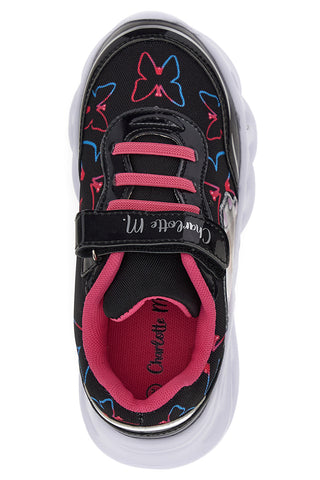 Turnschuhe mit Lichtern Charlotte 2221 Schwarz