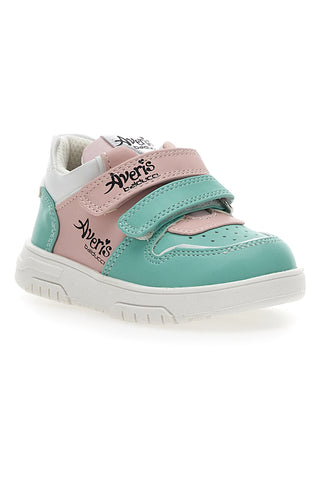 Sneakers Primi Passi Averis 4201 Verdi e Rosa