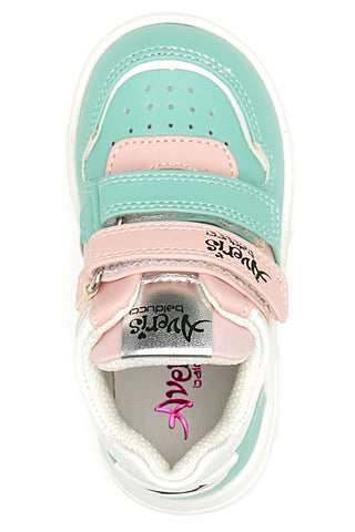 Sneakers Primi Passi Averis 4201 Verdi e Rosa
