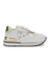 Sneakers Laura Biagiotti 8370 Bianche Oro