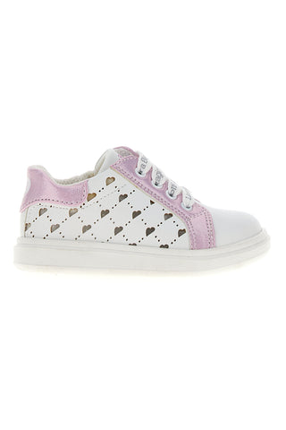 Sneakers Laura Biagiotti 8430 Bianche e Rosa