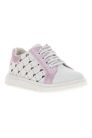 Sneakers Laura Biagiotti 8430 Bianche e Rosa