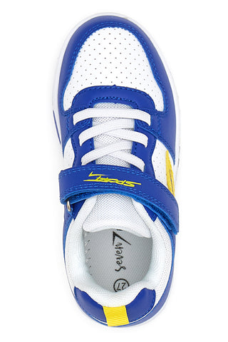 Sevenoaks 2271 weiße und blaue Turnschuhe