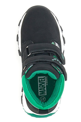 Disney Avengers Hulk Schwarze hohe Sneakers 1010105