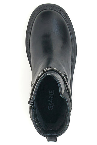 Schwarze Chelsea-Stiefel Danke 449006