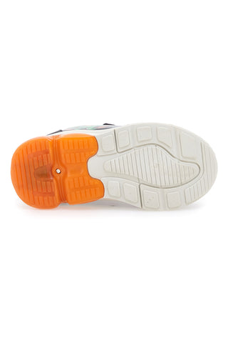 Schwarze Turnschuhe mit Dinosaurierlichtern 7240