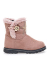 Erste Schritte Stiefeletten mit rosa Fell Danke 14211