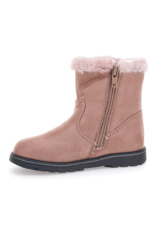 Stiefeletten mit rosa Fell Danke 13839