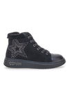 Schwarze Mid-Cut-Sneaker Danke 14218